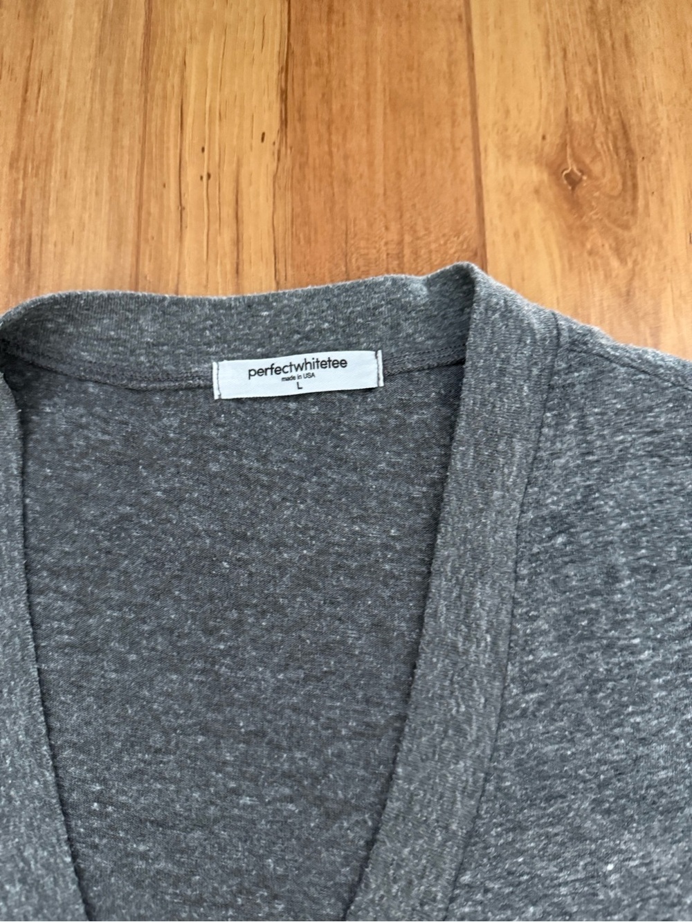 Perfectwhitetee Margot Sleeveless Tank in Heather Gray - Picture 5 of 7
